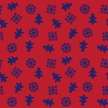 Noel Kızıl Donanma Tatili web sitesi grafikleri ve moda tekstili için kusursuz bir şablon.