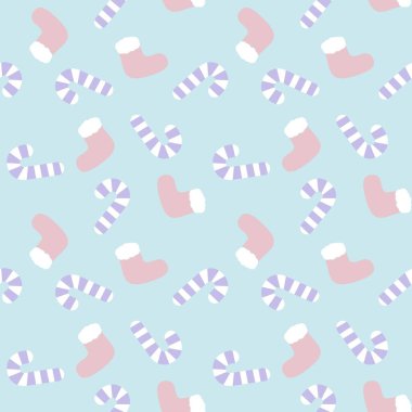 Web sitesi grafikleri ve moda tekstili için Noel Buzlu Mavi Tatil arkaplanı