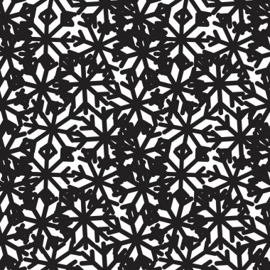 Web sitesi grafikleri ve moda tekstili için Noel Siyah ve Beyaz Tatil arkaplanı