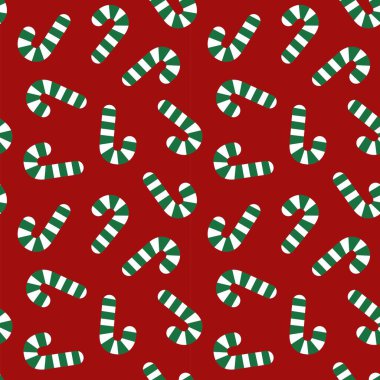 Web sitesi grafikleri ve moda tekstili için Noel Tatili kusursuz desen arkaplanı