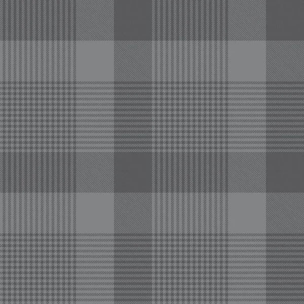 Grey Glen Plaid Texturizado Padrão Sem Costura Adequado Para Têxteis —  Vetores de Stock