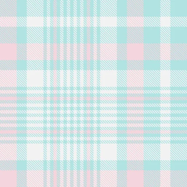 Sky Blue Glen Plaid Texturiertes Nahtloses Muster Für Modetextilien Und — Stockvektor