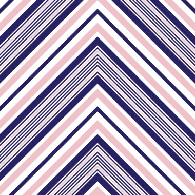 Moda tekstili ve grafikleri için uygun pembe ve lacivert köşegen çizgili desenli arkaplan.