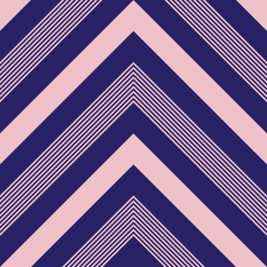 Moda tekstili ve grafikleri için uygun pembe ve lacivert köşegen çizgili desenli arkaplan.