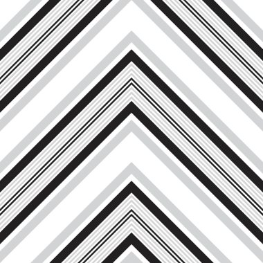 Siyah ve beyaz Chevron köşegen çizgili desensiz arka plan moda tekstil ve grafikleri için uygun.