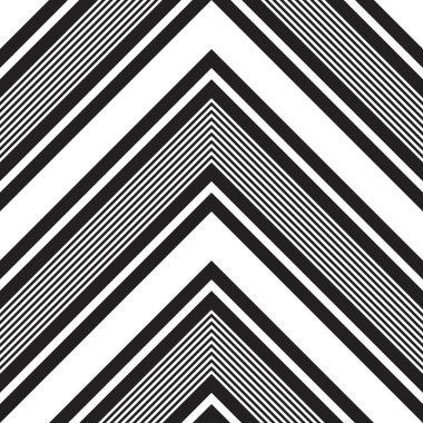Siyah ve beyaz Chevron köşegen çizgili desensiz arka plan moda tekstil ve grafikleri için uygun.