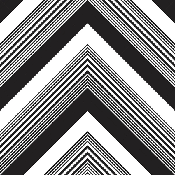 Black White Chevron Diagonal Striped Seamless Pattern Background Suitable Fashion — Stock Vector