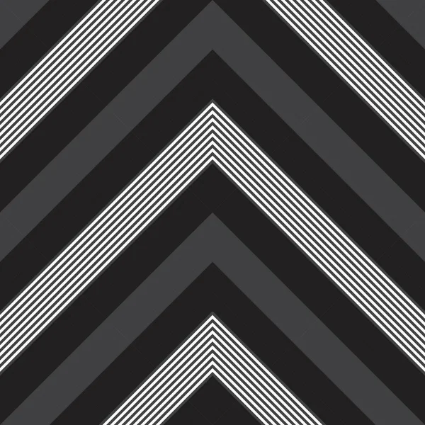 黑色和白色雪佛龙斜纹无缝图案背景适合流行纺织品 — 图库矢量图片
