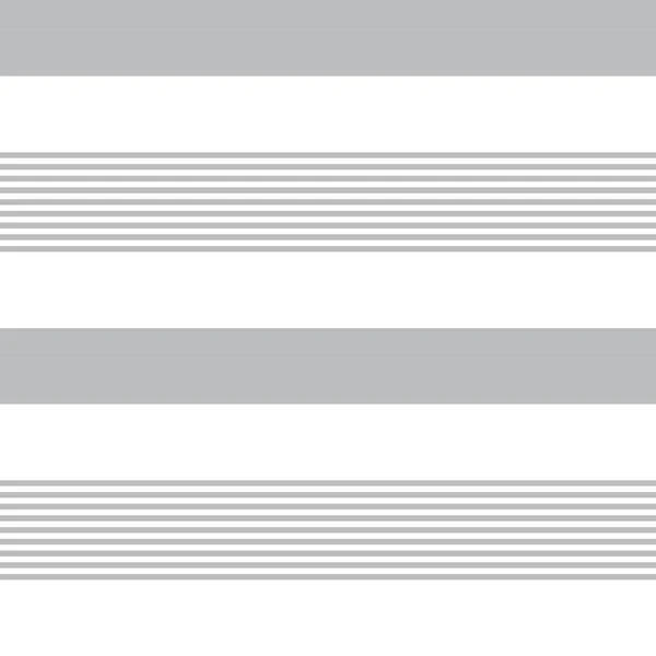 Weißer Horizontal Gestreifter Nahtloser Musterhintergrund Für Modetextilien Grafiken — Stockvektor