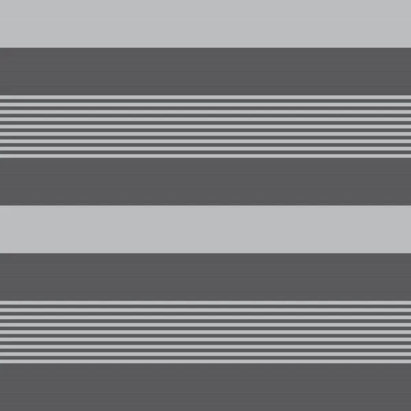 Grey Horizontal Striped Seamless Pattern Background 그래픽 — 스톡 벡터