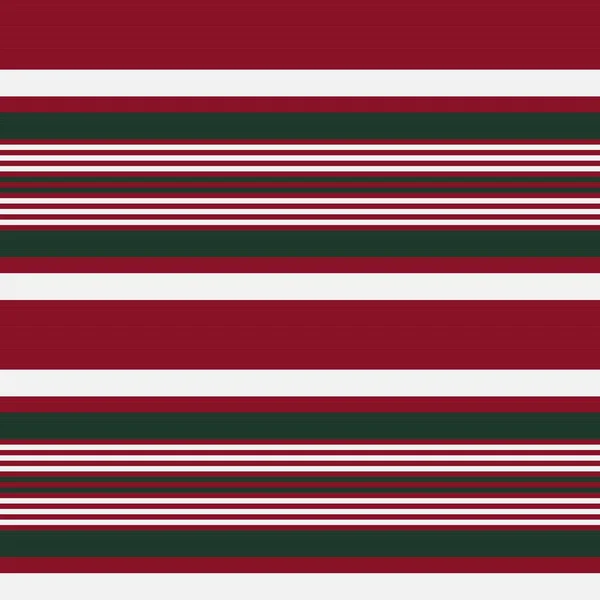 Moda Tekstil Grafikleri Için Uygun Yatay Çizgili Desensiz Noel Arkaplanı — Stok Vektör