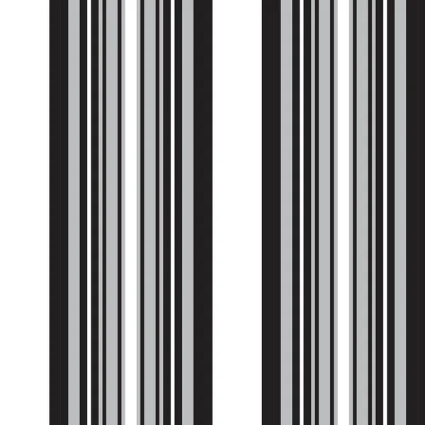 Black White Vertical Striped Seamless Pattern Background Suitable Fashion Textiles — Stock Vector