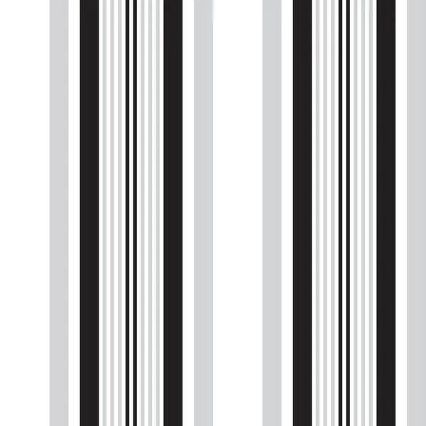 Black White Vertical Striped Seamless Pattern Background Suitable Fashion Textiles — Stock Vector