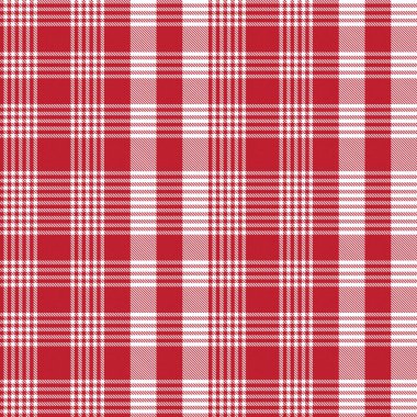 Kırmızı Glen Ekose desenli, moda tekstil ve grafikleri için uygun.