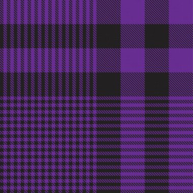 Mor Glen Ekose desenli, moda tekstil ve grafikleri için uygun.