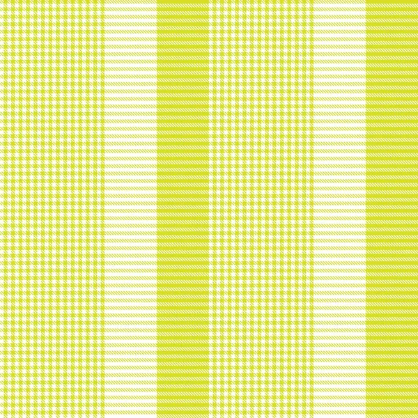 Yellow Glen Plaid Textuur Naadloos Patroon Geschikt Voor Mode Textiel — Stockvector