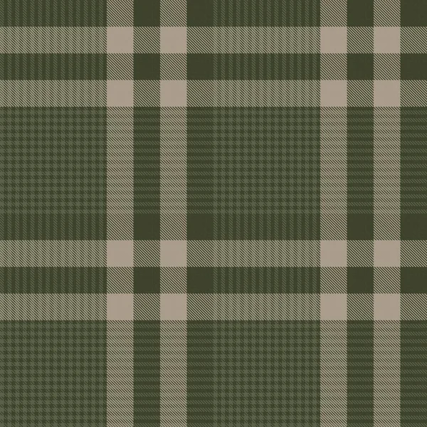 Зеленый Глен Плед Текстурированный Бесшовный Узор Подходит Моды Текстиля Графики — стоковый вектор