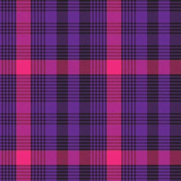 Patrón Sin Costura Texturizado Cuadros Purple Glen Adecuado Para Textiles — Archivo Imágenes Vectoriales