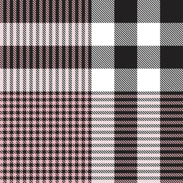 Pembe Glen Ekose desenli moda tekstil ve grafikleri için uygun kusursuz desen