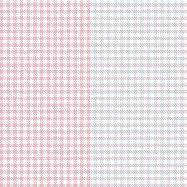 Pink Glen Plaid Tekstur Pola Mulus Cocok Untuk Tekstil Mode - Stok Vektor