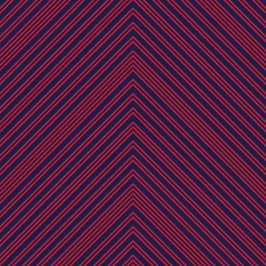 Moda tekstili ve grafikleri için uygun kırmızı ve mavi köşegen çizgili, dikişsiz arkaplan