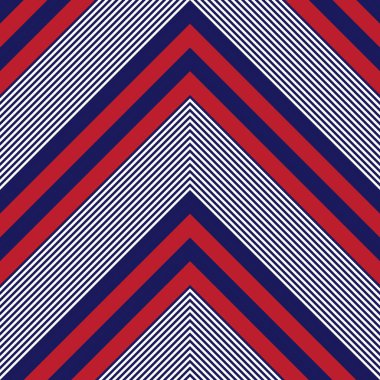 Moda tekstili ve grafikleri için uygun kırmızı ve mavi köşegen çizgili, dikişsiz arkaplan