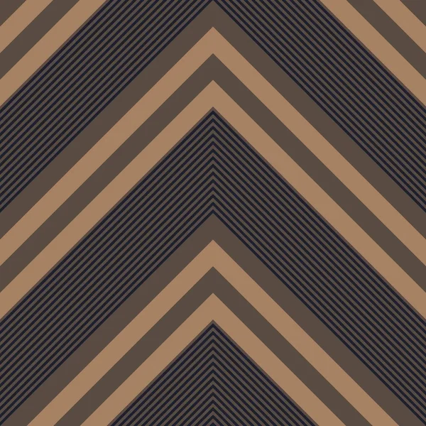 Brown Taupe Chevron Diagonal Gestreifte Nahtlose Muster Hintergrund Geeignet Für — Stockvektor