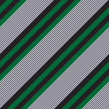 Moda tekstil ve grafikleri için uygun yeşil köşegen çizgili dikişsiz model arkaplanı