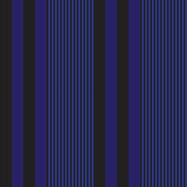 Moda tekstil ve grafikleri için uygun mavi dikey çizgili dikişsiz arkaplan