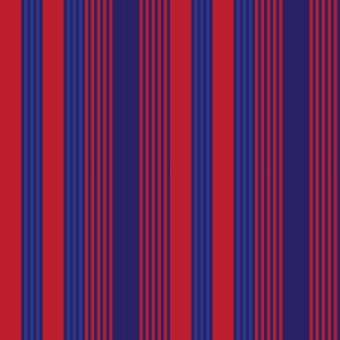 Moda tekstil ve grafikleri için uygun kırmızı ve mavi dikey çizgili dikişsiz arkaplan
