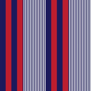 Moda tekstil ve grafikleri için uygun kırmızı ve mavi dikey çizgili dikişsiz arkaplan