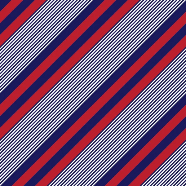 Rood Blauw Diagonaal Gestreepte Naadloze Patroon Achtergrond Geschikt Voor Mode — Stockvector