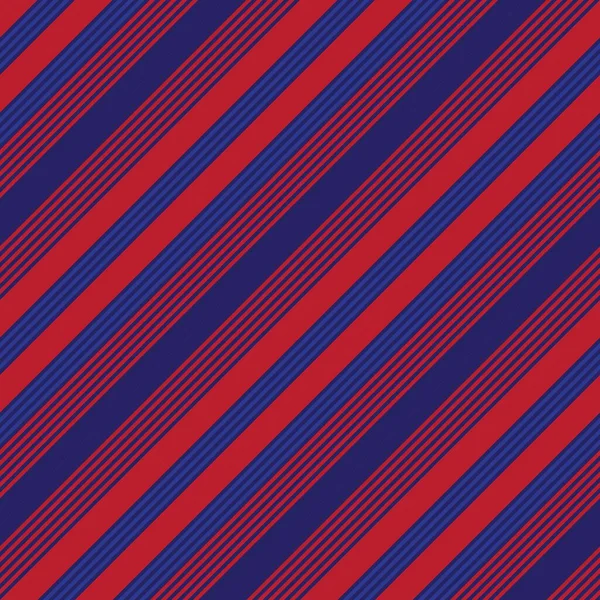 Red Blue Diagonal Striped Seamless Pattern Background Suitable Fashion Textiles — Stock Vector