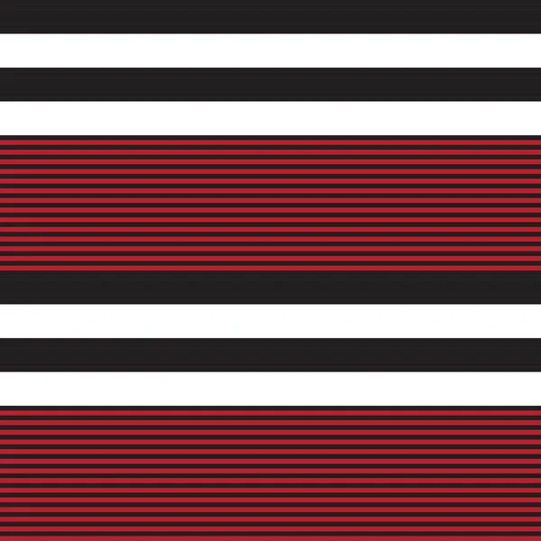 Fondo Patrón Inconsútil Rayado Horizontal Rojo Adecuado Para Textiles Moda — Vector de stock