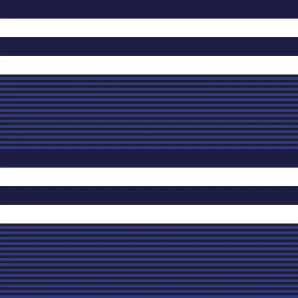 Blue Horizontal Pruhované Bezešvé Vzor Pozadí Vhodné Pro Módní Textilie — Stockový vektor