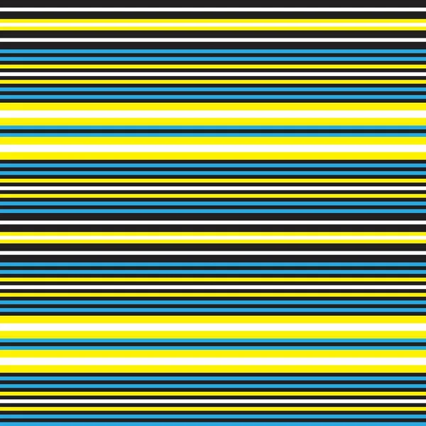 ファッション繊維 グラフィックに適した黄色の水平ストライプシームレスなパターンの背景 — ストックベクタ