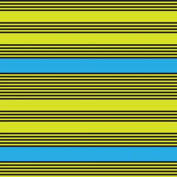 Yellow Horizontal Striped Seamless Pattern Background 그래픽 — 스톡 벡터