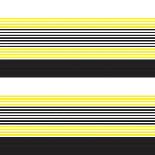 Jaune Fond Motif Sans Couture Rayé Horizontal Adapté Aux Textiles — Image vectorielle