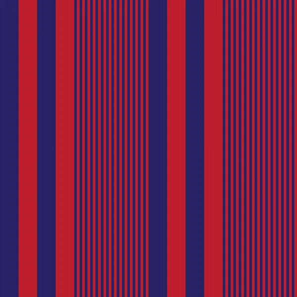 Fondo Patrón Inconsútil Rayado Vertical Rojo Azul Adecuado Para Textiles — Archivo Imágenes Vectoriales