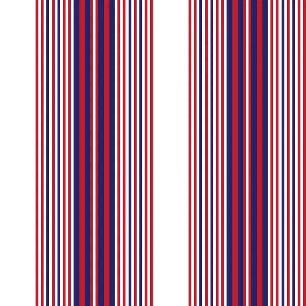 Red Blue Vertical Striped Seamless Pattern Background Suitable Fashion Textiles — Stock Vector