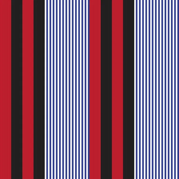 Red Blue Vertical Striped Seamless Pattern Background Suitable Fashion Textiles — Stock Vector