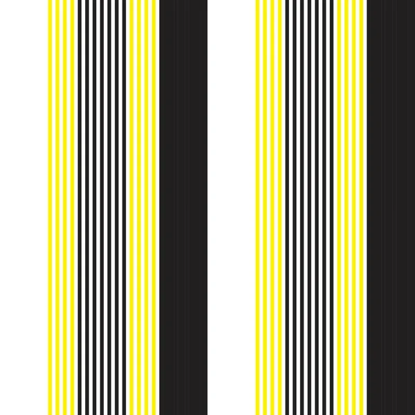 Jaune Rayé Vertical Fond Motif Sans Couture Adapté Pour Les — Image vectorielle