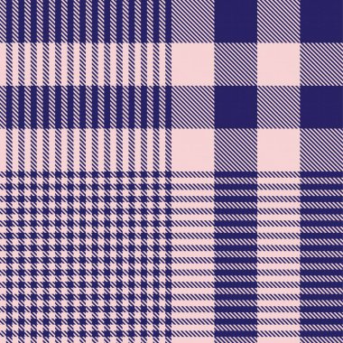 Pembe denizci Glen Ekose desenli moda tekstil ve grafikleri için uygun.