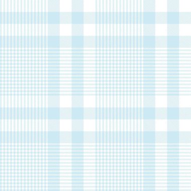 Gökyüzü Mavisi Glen Ekose desenli moda tekstil ve grafikleri için uygun