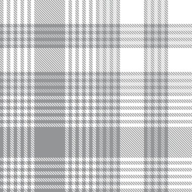 Beyaz Glen Ekose desenli, moda tekstil ve grafikleri için uygun.