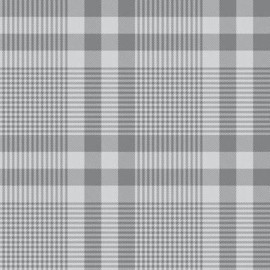 Gri Glen Ekose desenli, moda tekstil ve grafikleri için uygun.