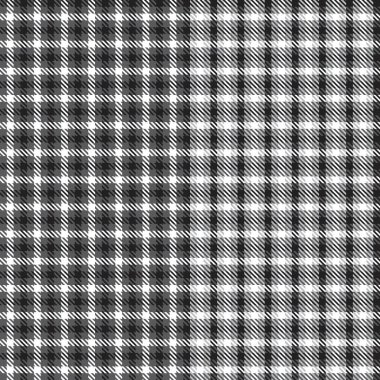 Siyah ve Beyaz Glen Ekose desenli, moda tekstil ve grafikleri için uygun.