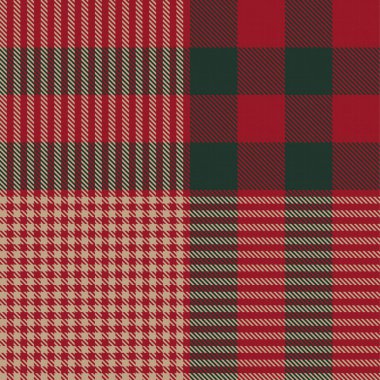 Christmas Glen Ekose desenli moda tekstil ve grafikleri için uygun