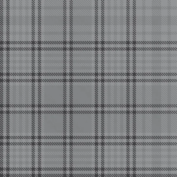 Grey Glen Plaid Teksturowany Bezszwowy Wzór Nadaje Się Tekstyliów Mody — Wektor stockowy