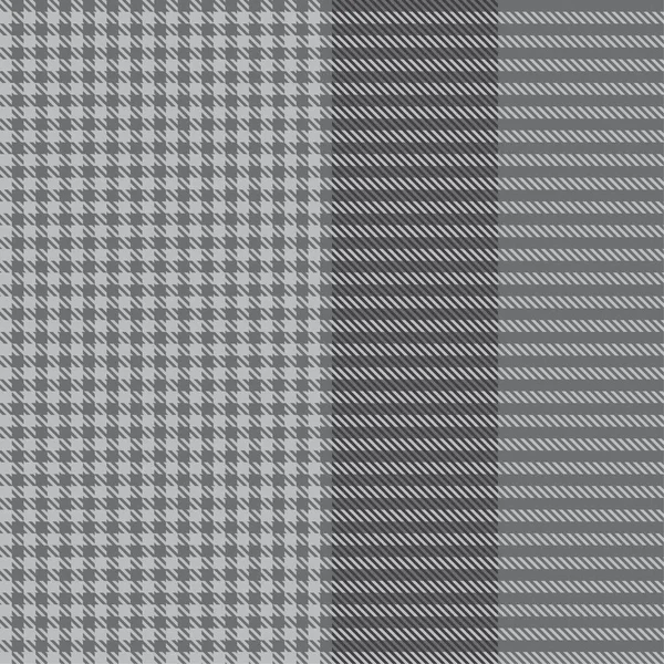 Patrón Sin Costura Texturizado Gris Glen Plaid Adecuado Para Textiles — Vector de stock